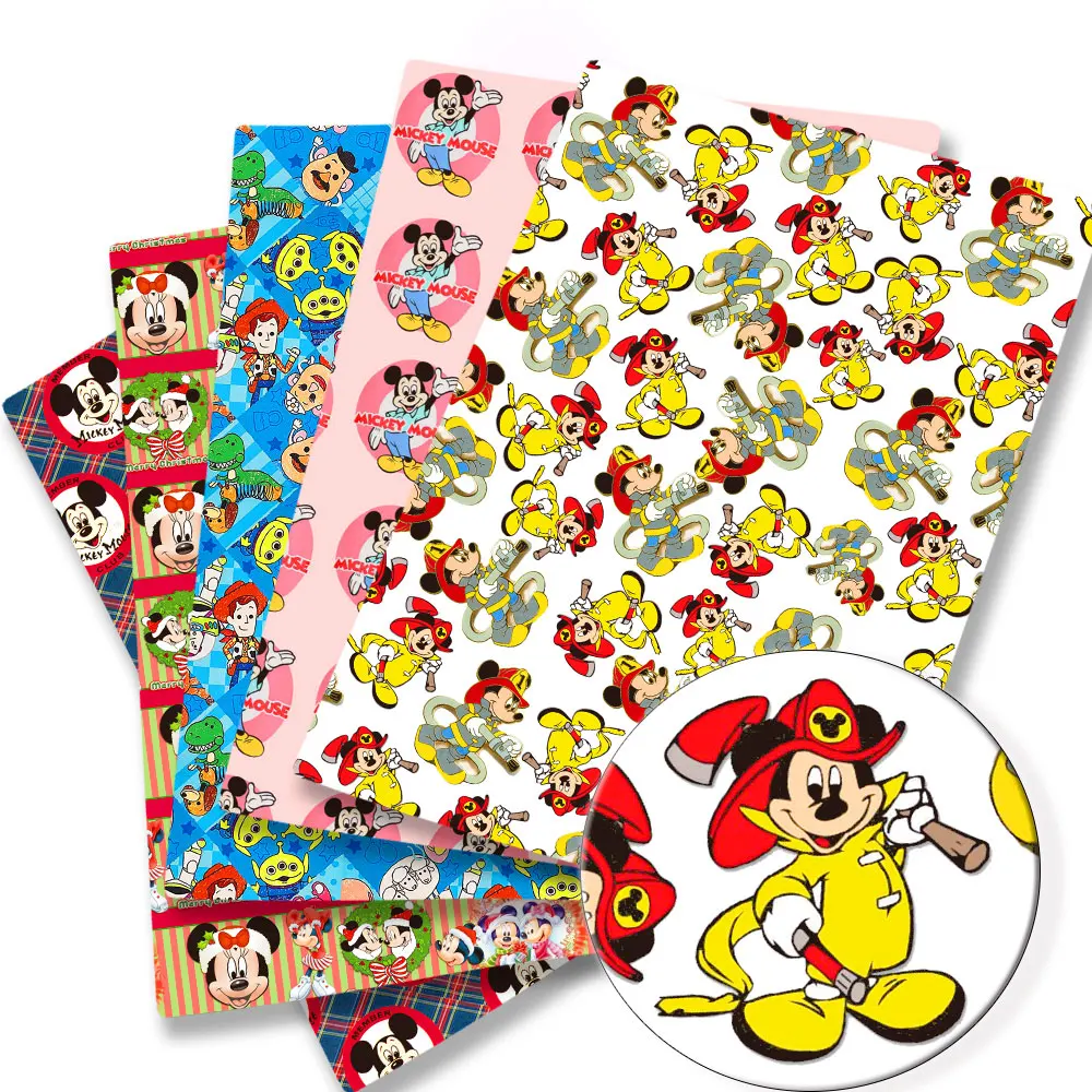 

disney fabric 140x50CM Cartoon cotton fabric Patchwork Tissue Kid Home Textile Sewing Doll Dress Curtain Polyester cotton Fabric