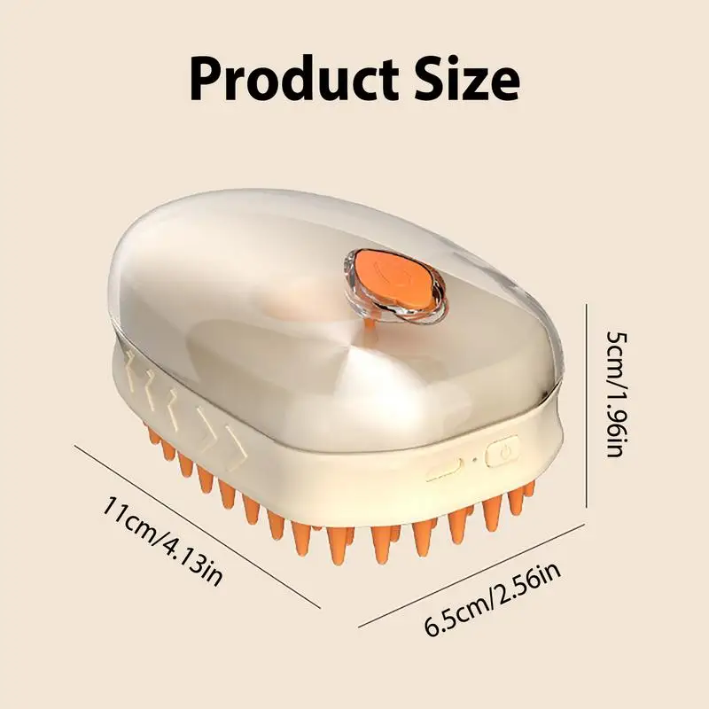 Щетка Паровая для кошек перезаряжаемая собак массажная