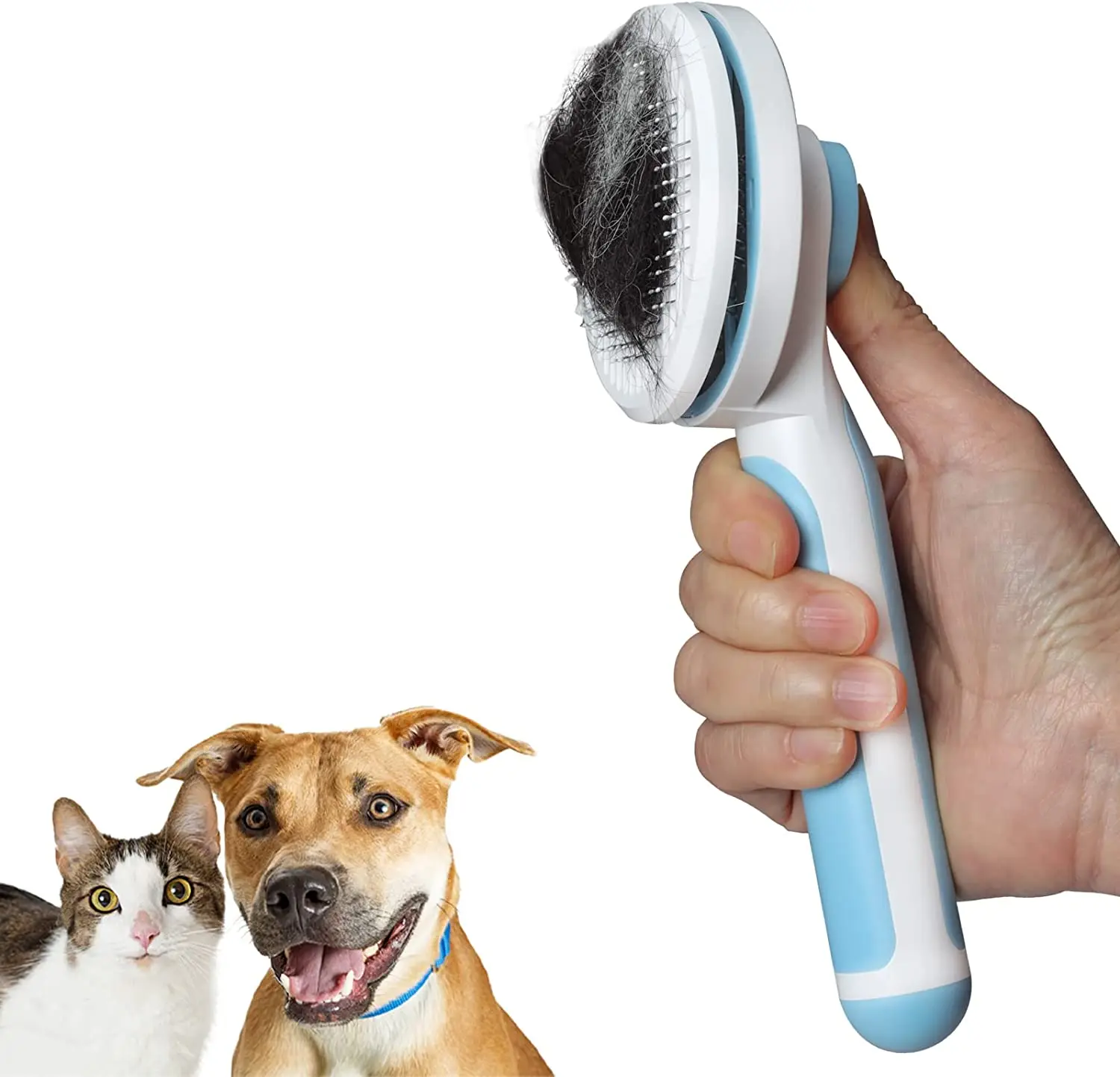 

Щетка для кошек, самоочищающиеся щетки для вычесывания и ухода за шерстью, коврики и расческа для груминга