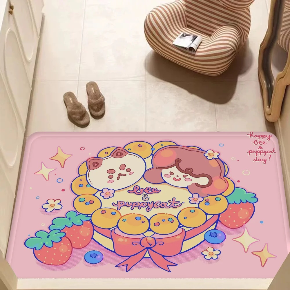 Современный скандинавский стиль B-Bee A-And P-Puppycat кухонный коврик противоскользящий