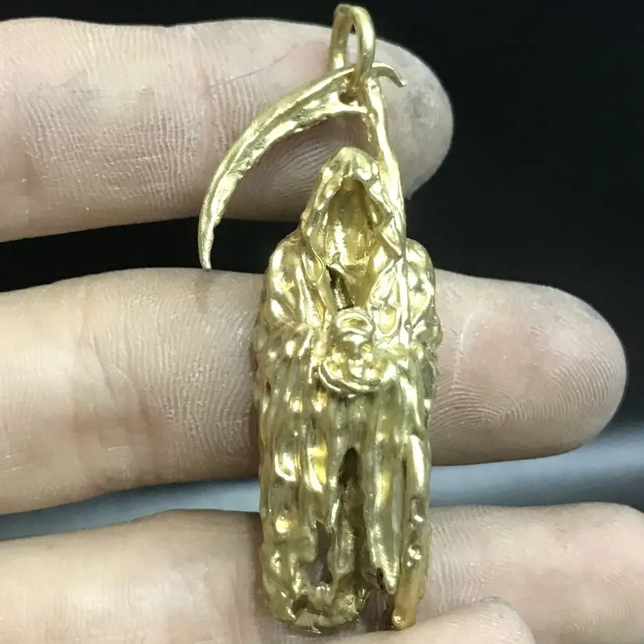 

Цепочка с подвеской в виде черепа из чистой меди, 5 см