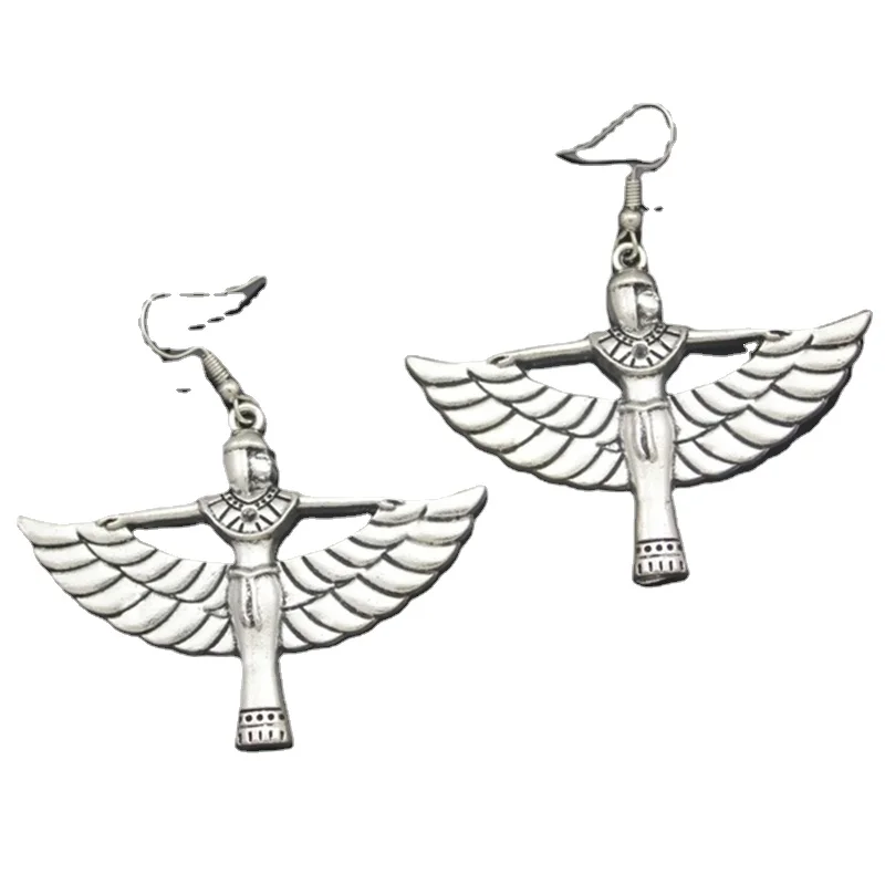 

New Hot Sale Fashion Trend Jewelry Creative Design Egyptian Lady Pendant Earring Jewelry