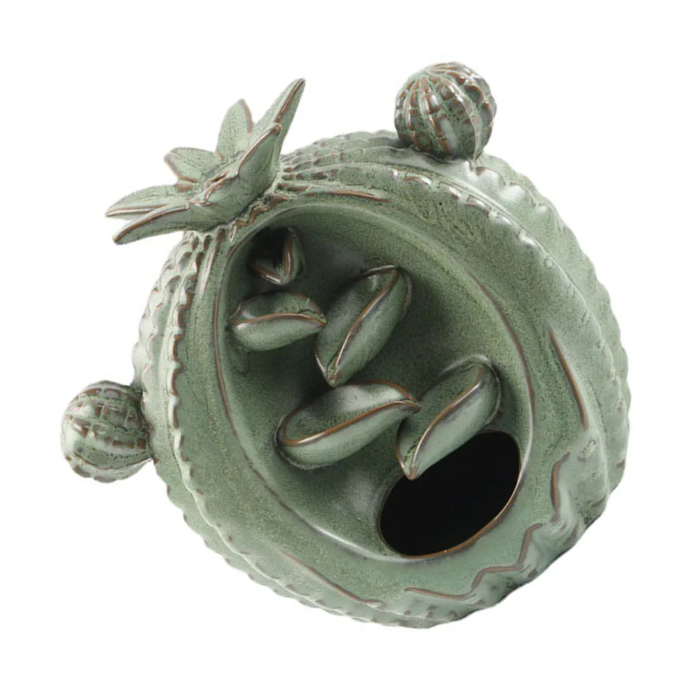 

Burnerholder Backflow Waterfall Ceramic Aromatherapy Ornament Desktop Statue Figurine Sculpture Incent Reverse Lucky Luck Good