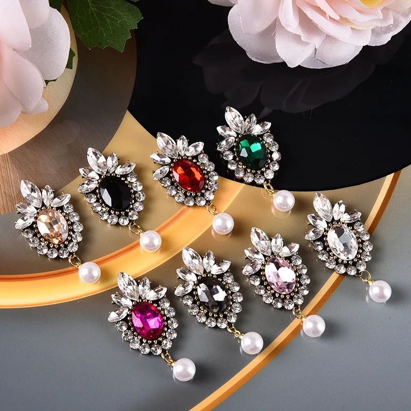 

20 шт./партия, пуговицы со стразами