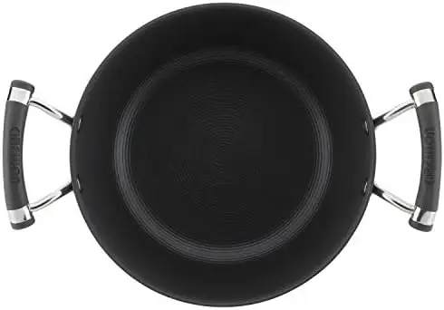 

Hard Anodized Nonstick Casserole Dish/Casserole Pan with Lid - 4.5 Quart, Black