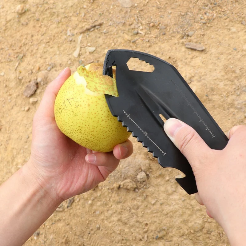 Portable Outdoor Camping Hiking Multi-functional Tool Stainless Steel Small Shovel