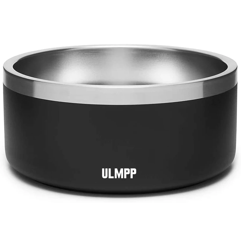 

Ulmpp Dog Cat Bowl Double Wall Stainless Steel Pet Food Feeding Drinking Water Supplies Holds 32oz 64oz Feeders For All Cat Dog