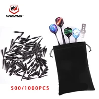 winmax plastic soft tip points 2ba thread darts professional replacement needle set dart flights shafts accessories tool and bag
