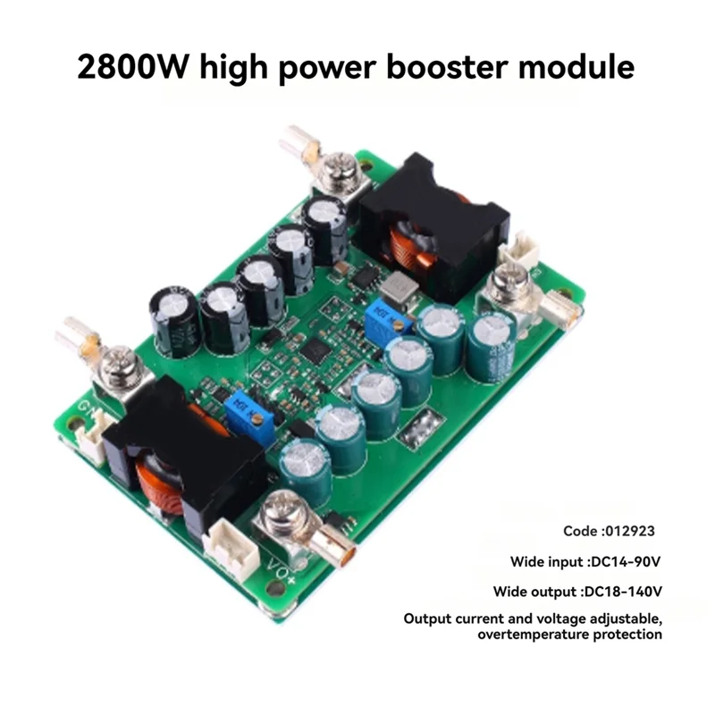 Фото Модуль преобразователя постоянного тока AvaCore2800W высокой мощности с повышающим преобразованием напряжения, вход 14-90В, выход 18-140В, с постоянным напряжением и током - ABVP №3
