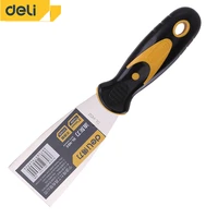 deli thickened putty shovel stainless steel knife scraper pp plastic handle wall plastering knives open knife hand tool knifes