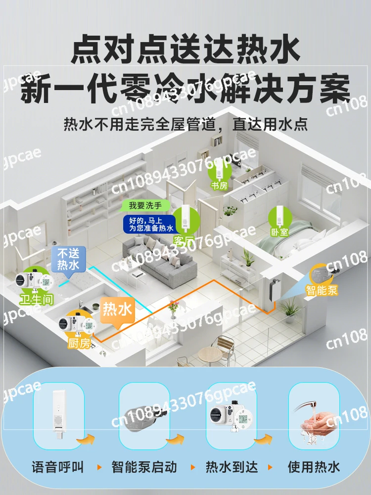 Потребляющий водонагреватель циркуляционный насос обратный система горячей