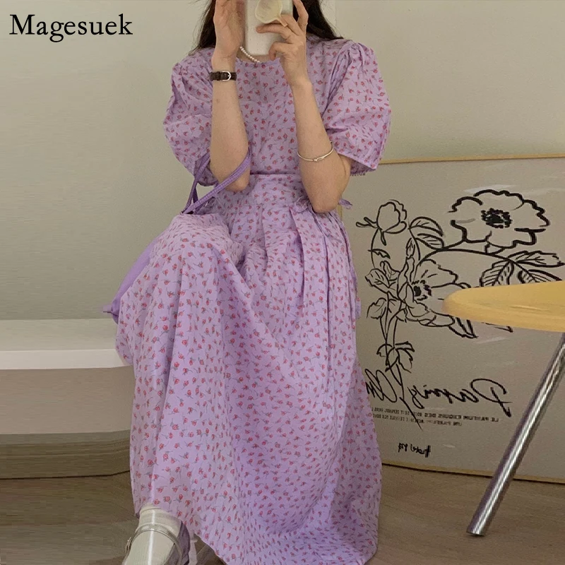 Женское винтажное плиссированное платье повседневное Элегантное Длинное