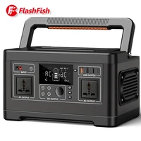 flashfish 220v 500w solar generator portable outdoor power station emergency large capacity home high power supply generator