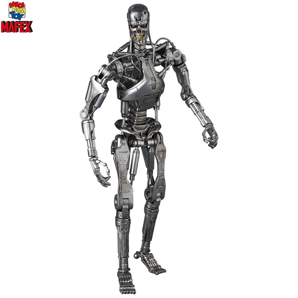 Оригинал в наличии Medicom Toy Mafex (No206) Терминатор 2: День суждения T-800 T2 Ver. Коллекция