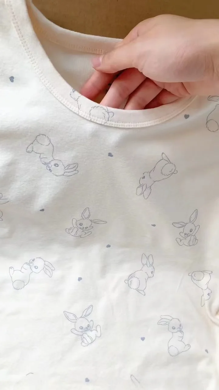 Футболка из чистого хлопка с короткими рукавами Design Sense женская летняя короткая