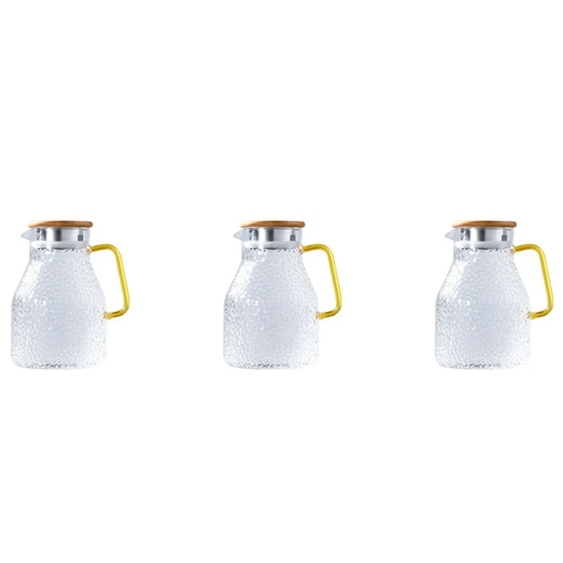 

Стеклянный кувшин для воды BEST3X, 2000 мл, термостойкий водостойкий кувшин и стеклянный набор, квадратный чайник для закипания чая и дома