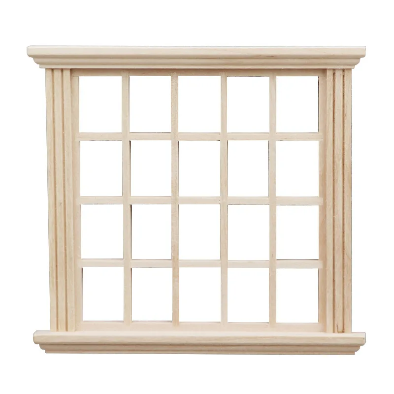 1:12 Кукольный домик квадратная модель с окошком кукольный 20 окон аксессуары для