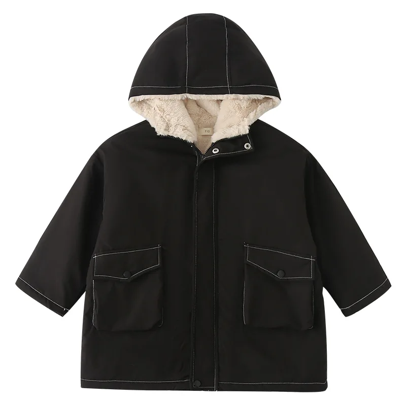 2024 зимнее детское пальто для девочек искусственный кроличий мех плюшевая