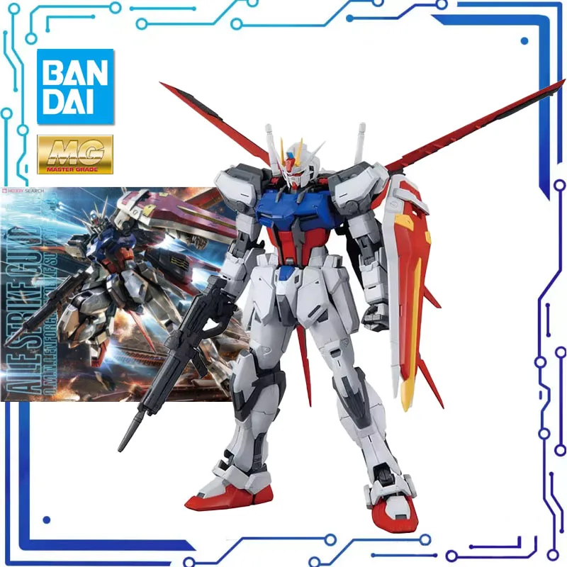 

BANDAI Anime MG 1/100 Aile Strik GUNDAM GAT-X105 новый мобильный отчет Gundam сборка пластиковая модель комплект экшн-игрушки Фигурки подарок