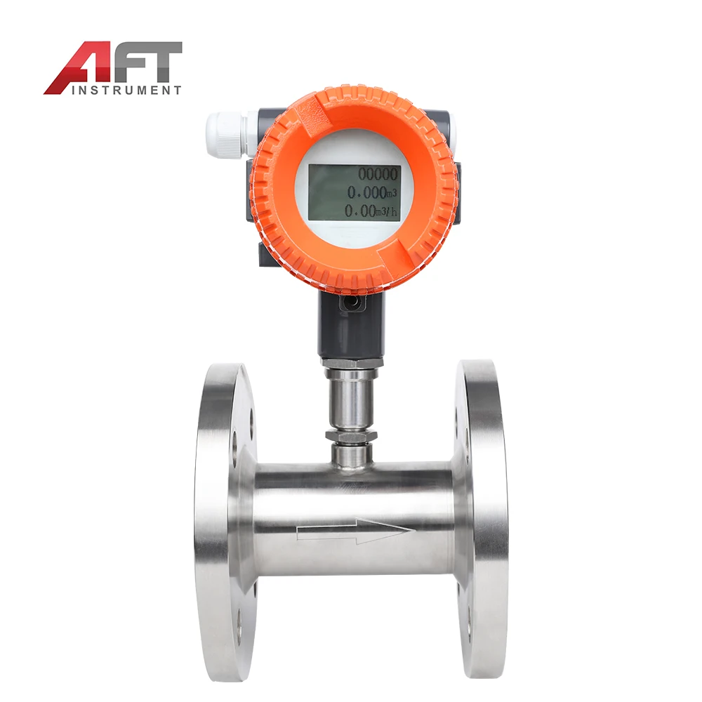 

HFO hot oil turbine flow meter fuel flow sensor