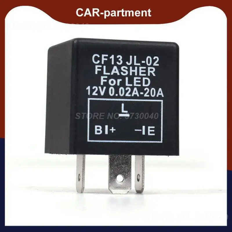 

Универсальное светодиодное проблесковое реле для мотоцикла, 3 контакта, Cf13