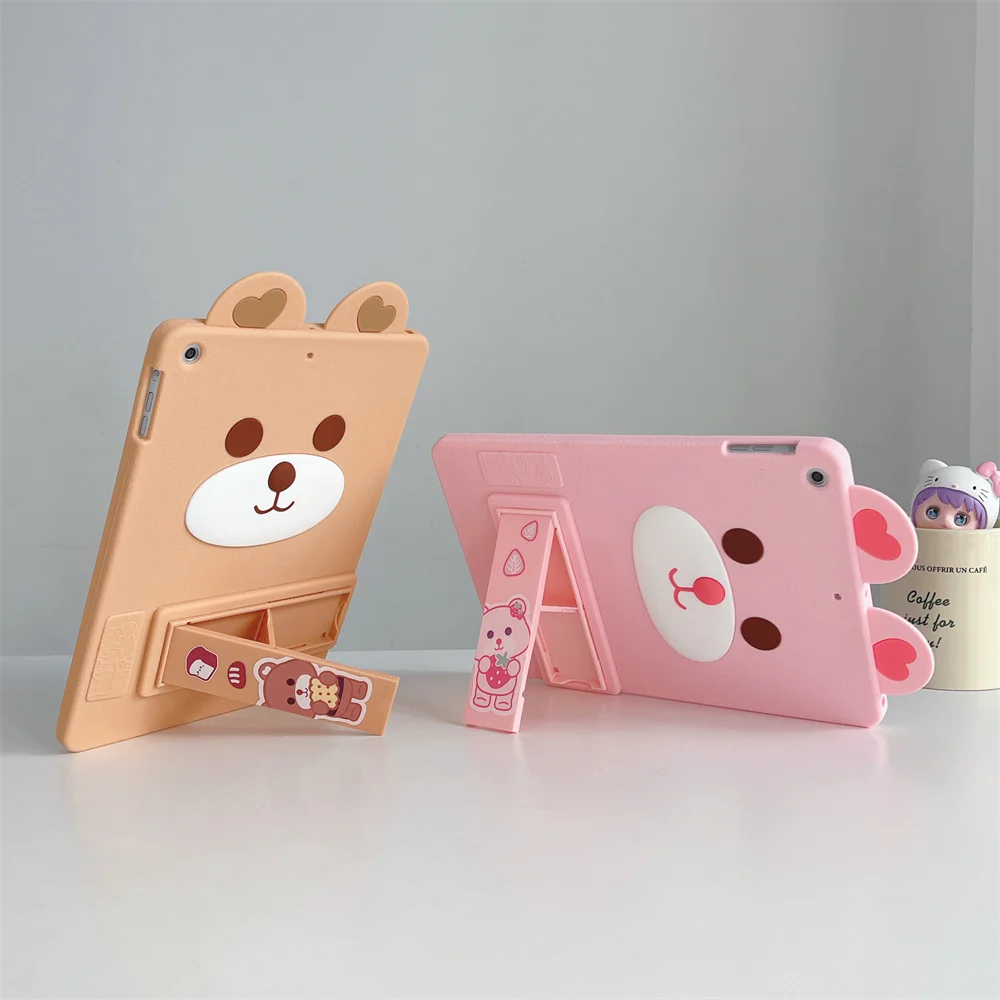 

Tablet Case for Huawei MatePad 11 2021 10.95" Silicon Soft Shell Cover protective DBY-W09 Kids Shockproof Cartoon Bear Safe Capa