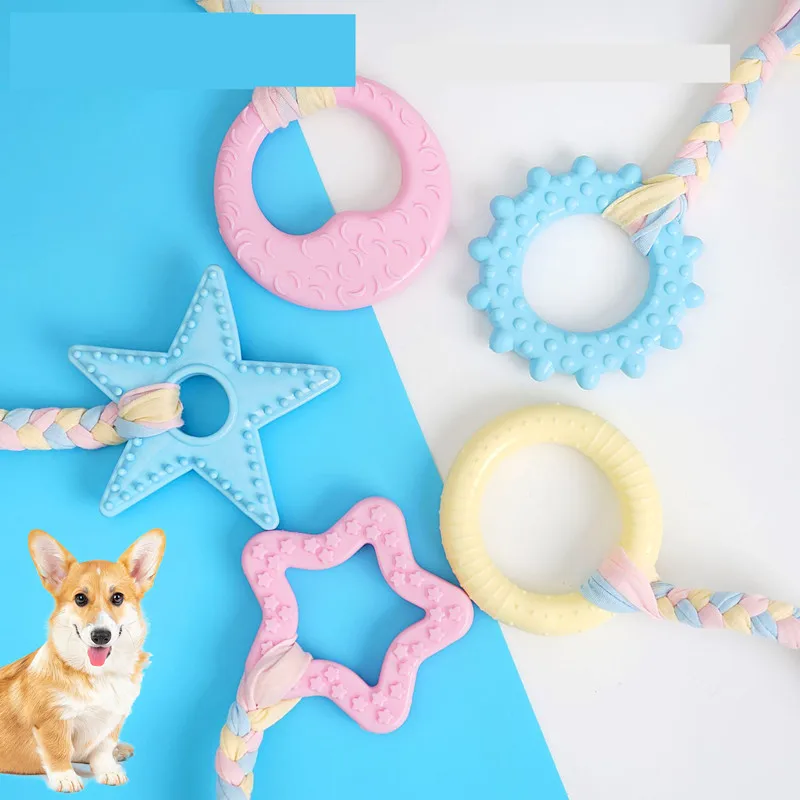 

Жевательная игрушка для домашних животных, жевательные резиновые игрушки для чистки зубов для маленьких собак, резиновая игрушка для собак, прорезыватели для домашних животных, сувениры для собак, веревка для укусов, игрушка
