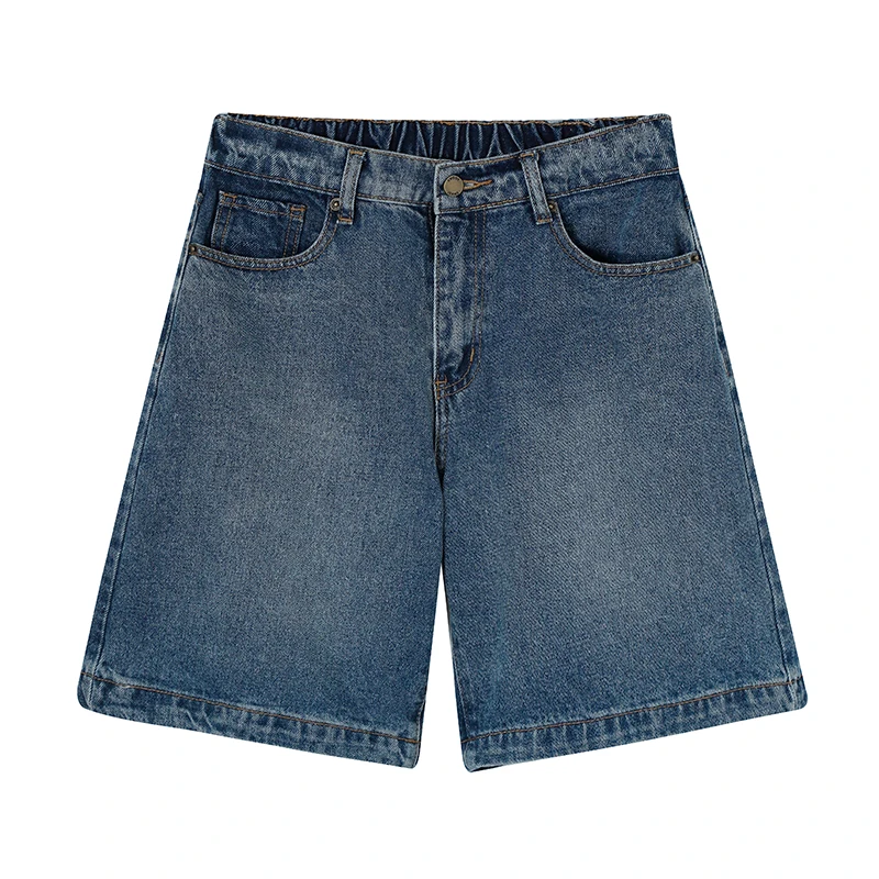 

Denim Short 2022 Summer Women High Waisted Streetwear Hip Hop Harajuku Loose Straight Short Jeans Pants 40522