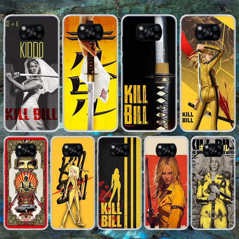 Мягкий чехол для телефона Kill Bill Xiaomi Poco X3 X5 X6 X7 Pro X4 NFC F6 F5 M5S M4 M3 F4 Gt F3 X3NFC F6Pro Fundas Cover
