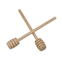 5pcs wood honey spoon stir bar wooden honey stick for honey jar supplies long handle mixing stick beekeeping honey tools