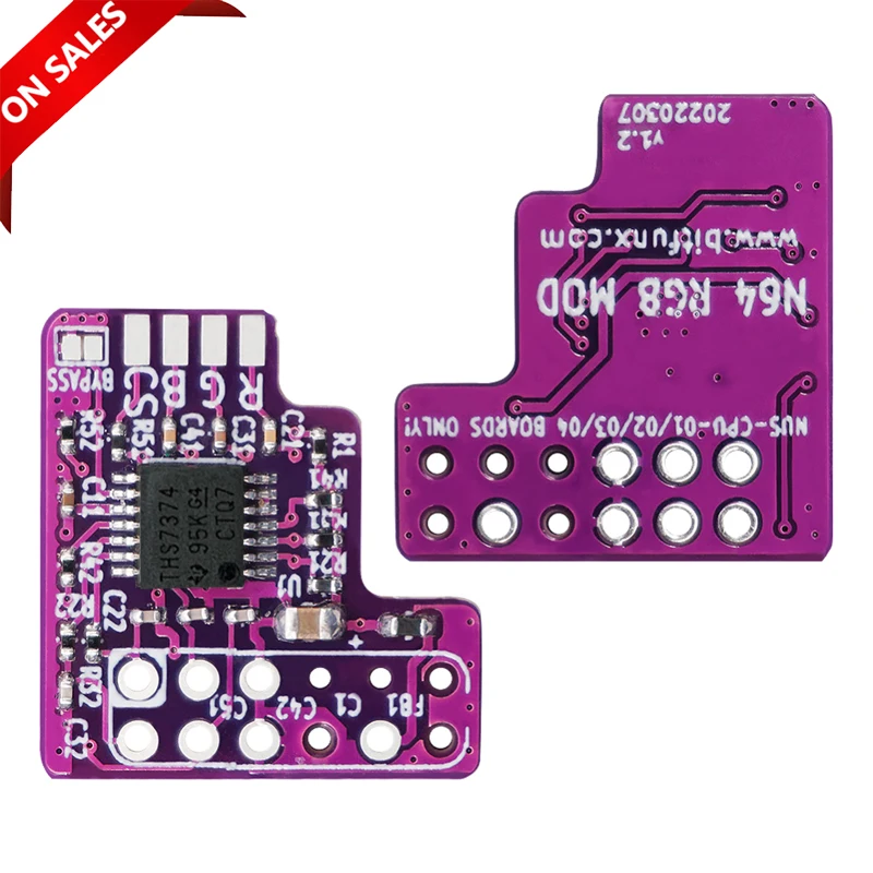 

Для чипа Nintendo 64 Rgb Mod с более четкими и мягкими изображениями, подключенными к CRT TV или используемыми с кабелем OSSC и Scart для N64 NTSC