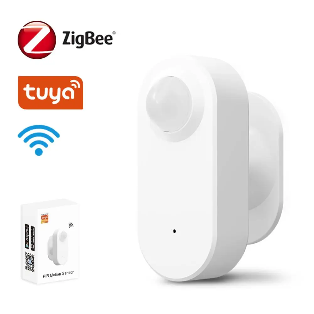 

Tuya Zigbee3.0 Human Body Sensor Wireless Smart Body Movement Mini PIR Motion Sensor Smart Home Automation Use With Gateway