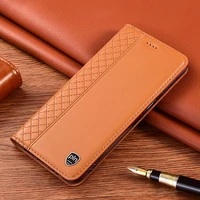 retro genuine leather case for oppo realme 7 8 7i 8i 8s phone case business wallet flip cover