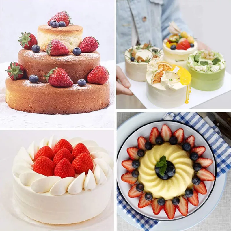 Круглая силиконовая форма для торта выпечки кондитерских изделий и аксессуары