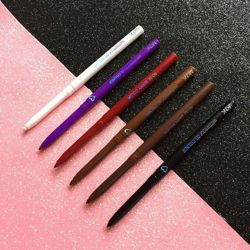 

Женская подводка для глаз, карандаш гелевый, 6 цветов