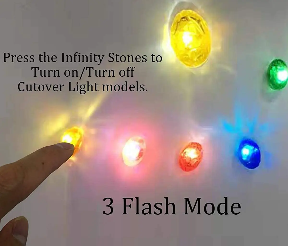 Bulex Infinity Gauntlet Light Glove Superhero Cosplay Gloves LED Kids Adult Carnival Costume Halloween props