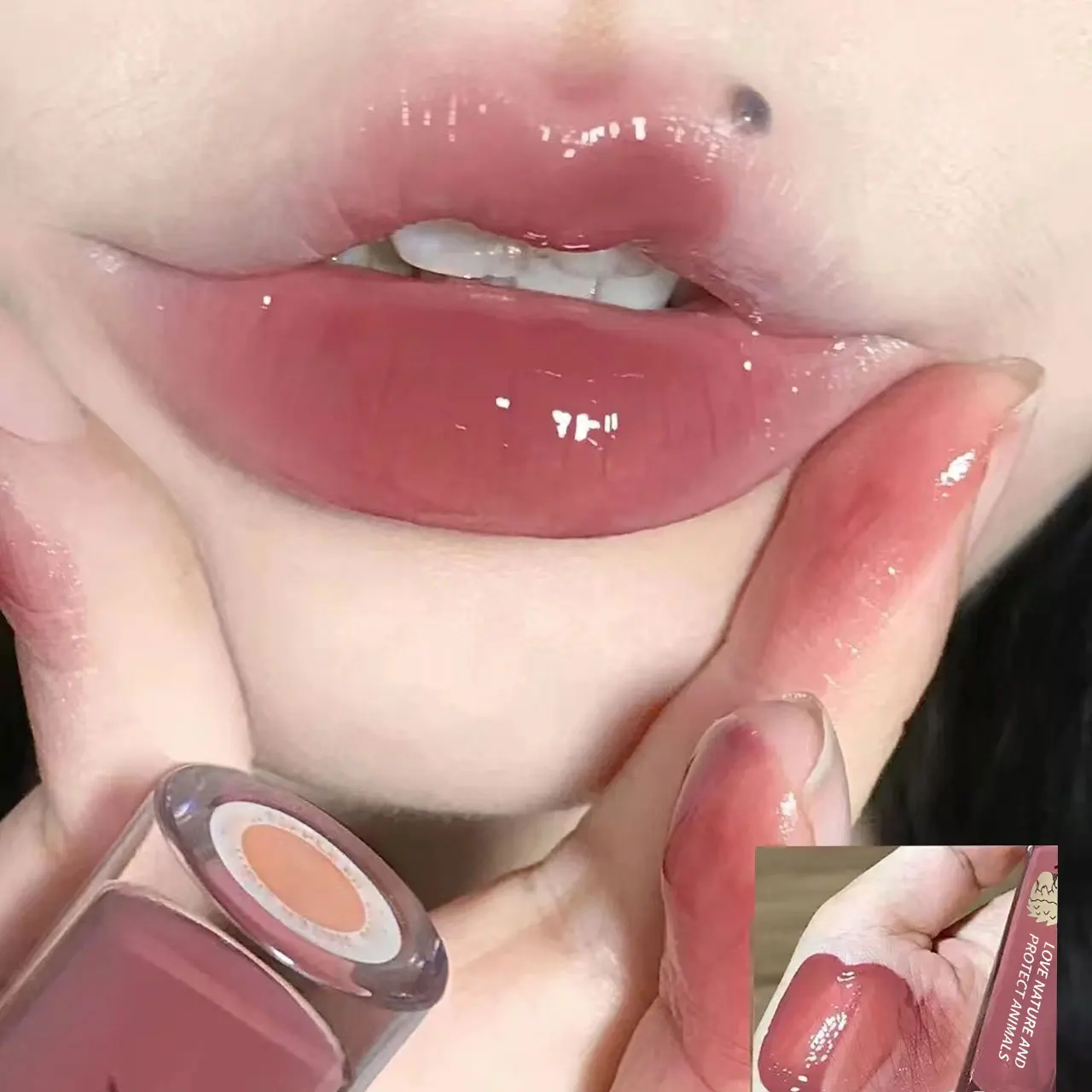 Зеркальная глазурь для губ Toot Dodo T817Mirror увлажняет и не тускнеет помаду цвета