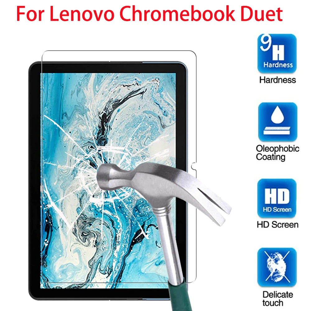 

Закаленное стекло для Lenovo Chromebook Duet 10,1 дюйма, защита экрана, защитная пленка для планшета Lenovo IdeaPad Duet Chromebook