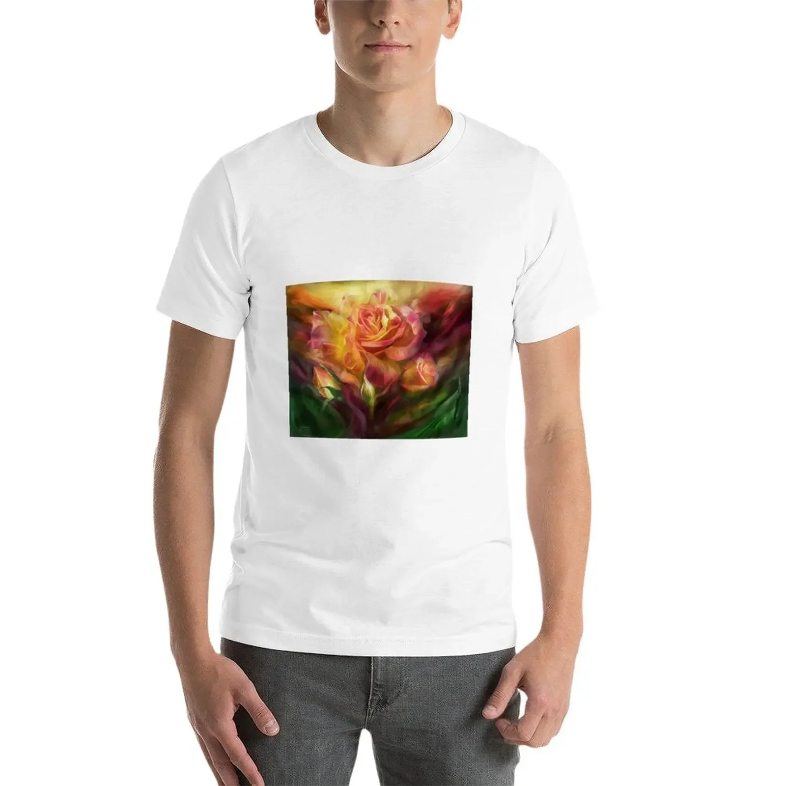 Рубашки с рисунком &quotРождение штатива&quot летняя одежда мужская футболка