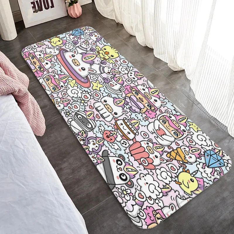 

Детский коврик с милыми мультяшными персонажами, коврик для спальни, напольный коврик, домашние коврики для спальни на заказ, коврики, коврики для входной двери, коврики, ножки для ванной