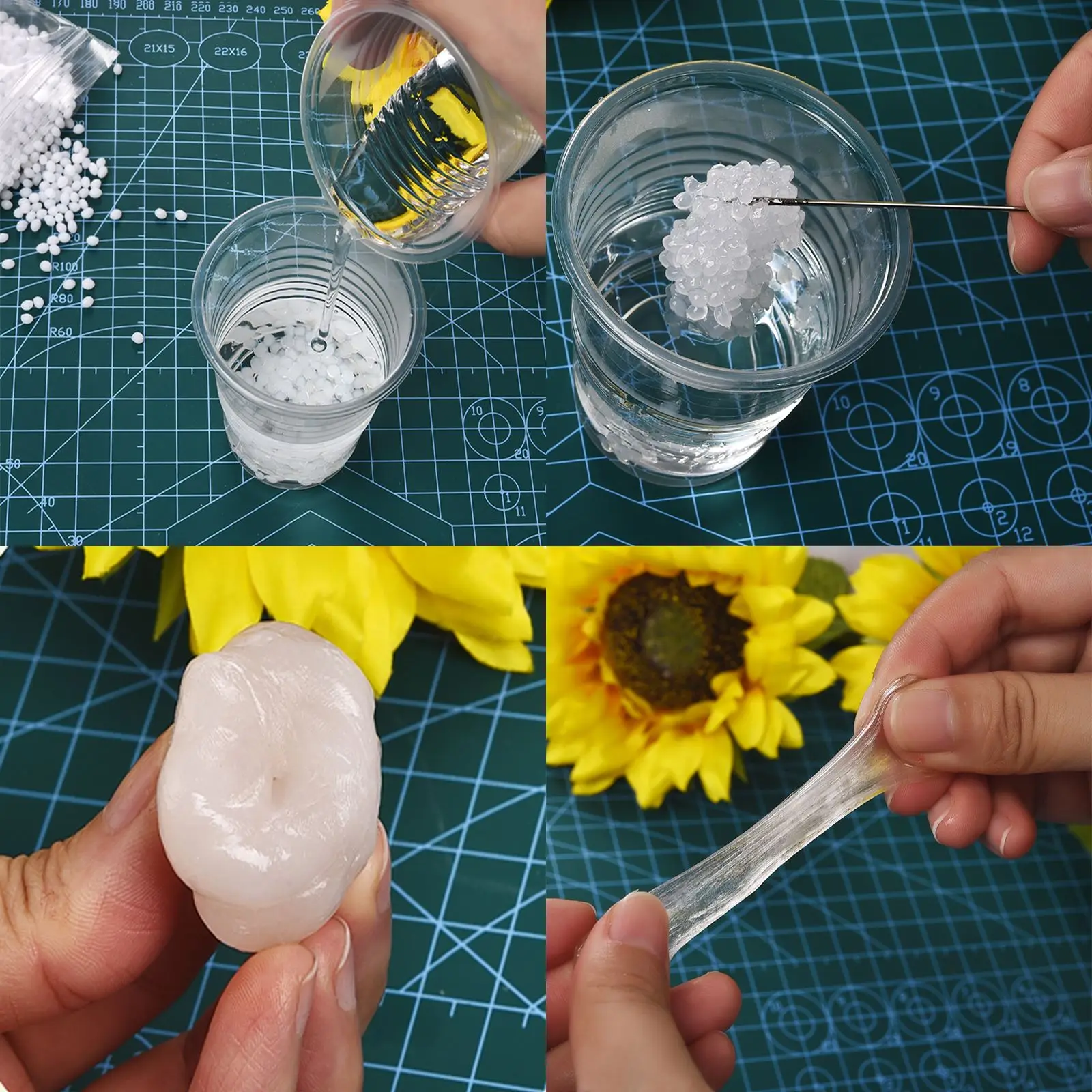 50g/100g Polymorph Thermoplastic Friendly Plastic Aka Polycaprolactone Pellet DIY Ceramics Tool Modeling Clay Pottery Doughs |
