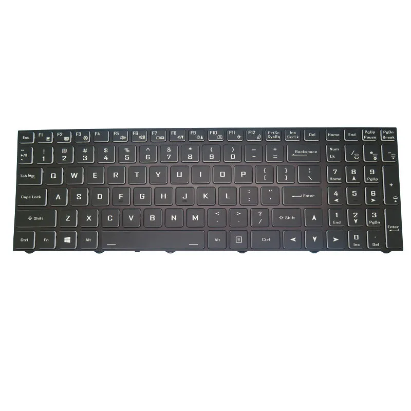 Laptop Keyboard For Eurocom For Nightsky ARX15 ARX315 English US Black With Backlit New