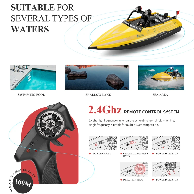 Цена WLtoys WL917 радиоуправляемая лодка 2,4G радиоуправляемая высокоскоростная гоночная лодка Водонепроницаемая модель Электрический радиоприемник...