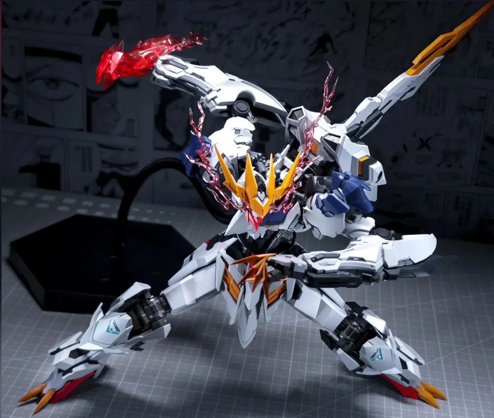 Фото Оригинальный набор для сборки модели-фигурки Wolf King Barbatos Lupus Rex 1/100 из сплава, подарок на день рождения №2