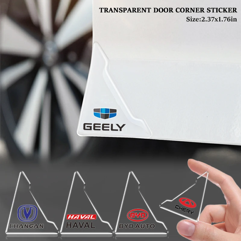 

Transparent Car Door Silicone Corner Cover Anti-collision Stickers for Opel Corsa Insignia D Vectra C Meriva Zafira Accessories