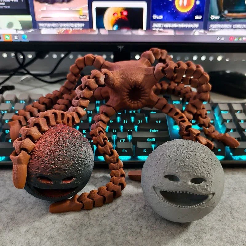 Фото Фигурка Subnautica: Монстр-морепожирец Майя, Блуп, Гран, Левиафан. Игрушка-фигурка, напечатанная на 3D-принтере. №5