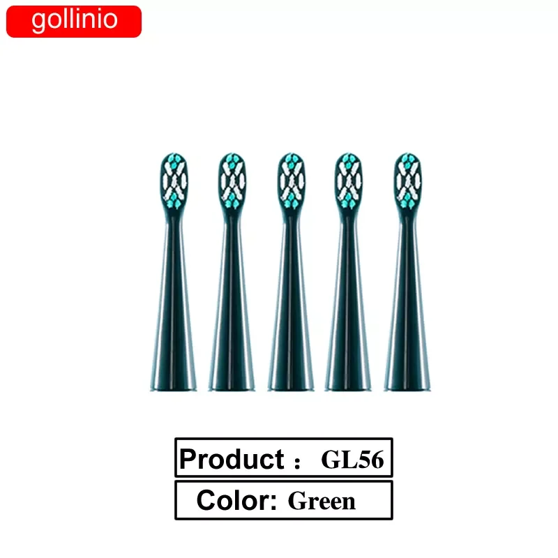 

gollinio Brand Electric Toothbrush Head soft brush head GL sensitive Replacement GLBRUSHHEAD GL56