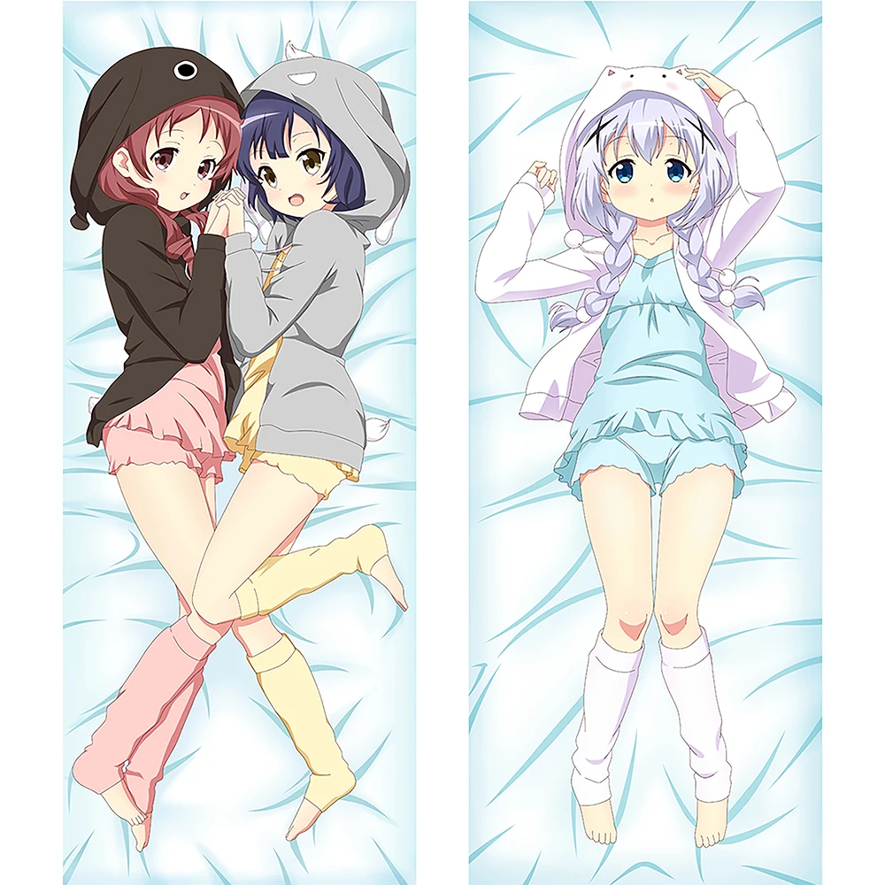 

Is the order a rabbit Dakimakura Hugging Body Pillow Case Kawaii Printed Anime Pillow Cover Otaku Bedding Cosplay Dakimakura