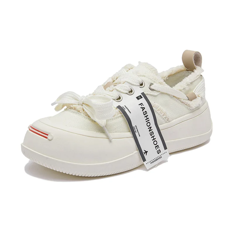 

Autumn Fashion Women's Canvas Shoes Processing Custom Women's Shoes 2022 Leisure Laughing Loose Cake Bottom Fashion Shoes Trend