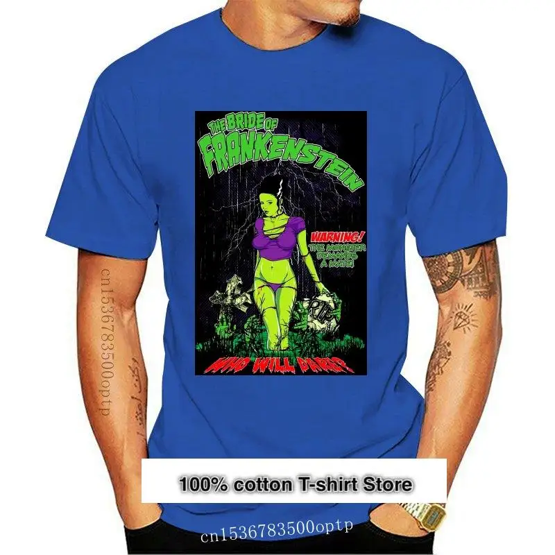 

Одежда для мужчин, camiseta de la Bride de FRANKENSTEIN, фильм ужасов, Хэллоуин